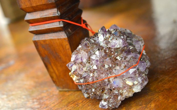 Bedroom Feng Shui for Lasting Relationships with an Amethyst Crystal