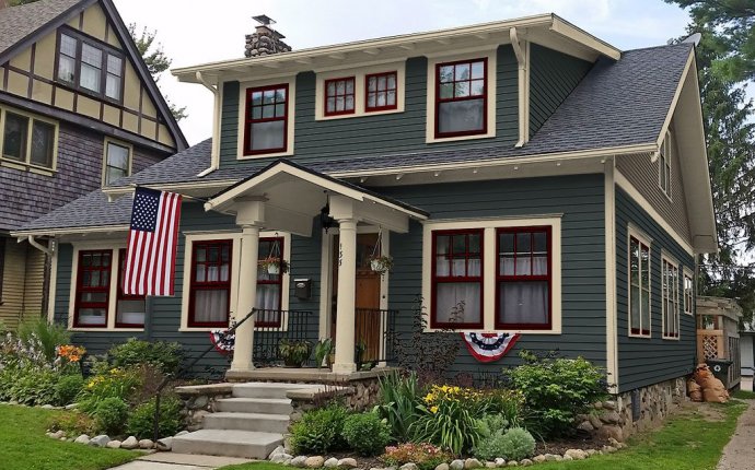 Craftsman House Color Palette. Craftsman House Exterior Color