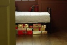 A bed placed under the window and items placed under the bed run counter to good feng shui.