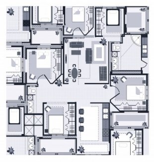 bedroom feng shui map