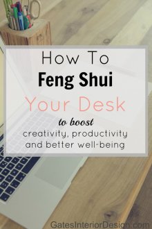 How to feng shui your desk | GatesInteriorDesign.com
