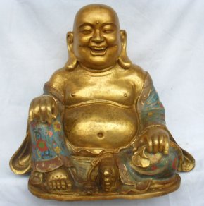 Laughing buddha statue